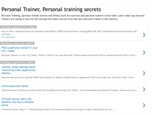 Tablet Screenshot of personalfitnesstraining.blogspot.com