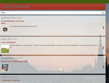 Tablet Screenshot of livingedinburgh.blogspot.com