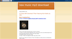 Desktop Screenshot of newmusic-mp3download.blogspot.com