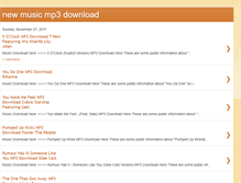 Tablet Screenshot of newmusic-mp3download.blogspot.com