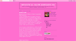 Desktop Screenshot of impuestoalvaloragregadoiva.blogspot.com