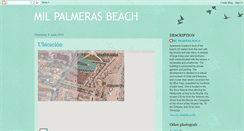 Desktop Screenshot of milpalmerasbeach.blogspot.com