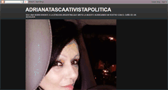 Desktop Screenshot of adrianatascaativistaargentina.blogspot.com