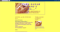 Desktop Screenshot of parasanarcuerpoyalma.blogspot.com