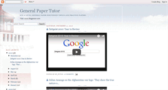 Desktop Screenshot of generalpapertutor.blogspot.com