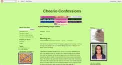 Desktop Screenshot of cheerioconfessions.blogspot.com