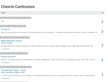 Tablet Screenshot of cheerioconfessions.blogspot.com