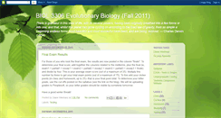 Desktop Screenshot of biol3306f11.blogspot.com