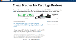 Desktop Screenshot of cheap-brother-ink-cartridge-reviews.blogspot.com