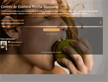 Tablet Screenshot of centrodeesteticanoeliamanzano.blogspot.com