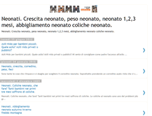 Tablet Screenshot of neonato-bimbo.blogspot.com