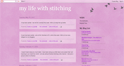 Desktop Screenshot of mylifewithstitching.blogspot.com