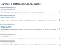 Tablet Screenshot of professionalweddingcrasher.blogspot.com