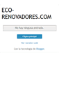 Mobile Screenshot of eco-renovadores.blogspot.com