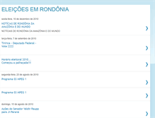 Tablet Screenshot of eleicoesemrondonia.blogspot.com