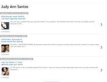 Tablet Screenshot of judy-ann-santos-bio.blogspot.com