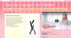 Desktop Screenshot of marykayconsultantlorihoskins.blogspot.com