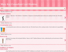 Tablet Screenshot of marykayconsultantlorihoskins.blogspot.com