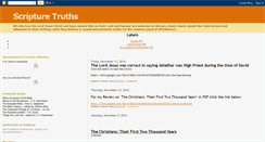 Desktop Screenshot of ntscripturetruths.blogspot.com