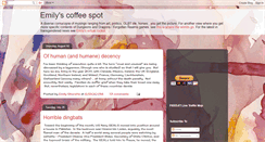 Desktop Screenshot of emilyscoffeespot.blogspot.com