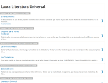 Tablet Screenshot of lauraliteuniversal.blogspot.com