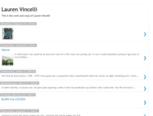 Tablet Screenshot of laurenvincelli.blogspot.com