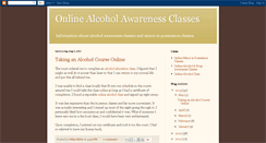 Desktop Screenshot of alcoholawarenessclass.blogspot.com