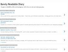 Tablet Screenshot of barelyreadablediary.blogspot.com