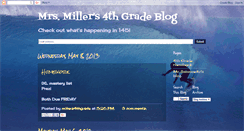 Desktop Screenshot of millers4thgrade.blogspot.com