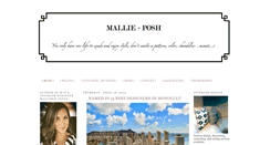 Desktop Screenshot of mallieplusposh.blogspot.com