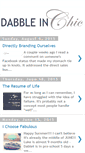 Mobile Screenshot of dabbleinchic.blogspot.com
