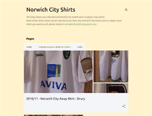 Tablet Screenshot of norwichcityshirts.blogspot.com