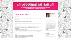 Desktop Screenshot of loucurasdesam.blogspot.com