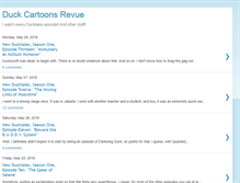 Tablet Screenshot of duckcartoonsrevue.blogspot.com