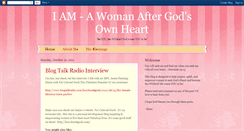 Desktop Screenshot of iam-awomanaftergodsownheart.blogspot.com