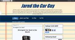 Desktop Screenshot of jaredthecarguy.blogspot.com