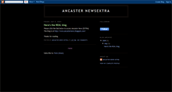 Desktop Screenshot of ancasternewsextra.blogspot.com