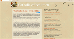 Desktop Screenshot of catholic-lifetime-reading-plan.blogspot.com