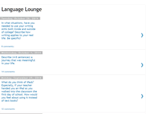 Tablet Screenshot of mylanguagelounge.blogspot.com
