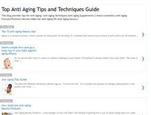 Tablet Screenshot of antiagingtipsguide.blogspot.com