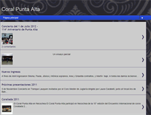 Tablet Screenshot of coralpuntaalta.blogspot.com