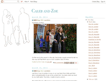 Tablet Screenshot of calebandzoe.blogspot.com