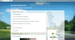 Desktop Screenshot of deepeningroots.blogspot.com