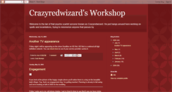 Desktop Screenshot of crazyredwizard.blogspot.com