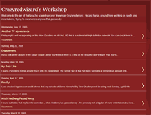 Tablet Screenshot of crazyredwizard.blogspot.com