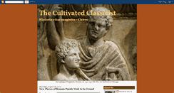 Desktop Screenshot of cultivatedclassicist.blogspot.com