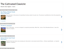 Tablet Screenshot of cultivatedclassicist.blogspot.com