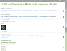 Tablet Screenshot of dragonneblanche.blogspot.com