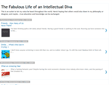 Tablet Screenshot of intellectualdiva.blogspot.com