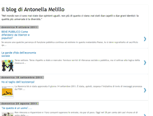 Tablet Screenshot of antonellamelillo.blogspot.com